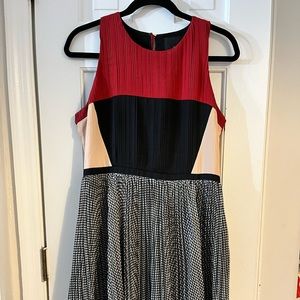 GREYLIN Anthropologie Colorblock Margot Dress